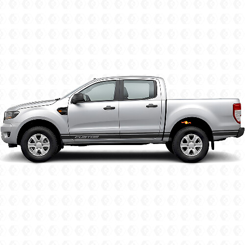Autocollant en vinyle avec lettrage personnalisé pour bande latérale Musclecar Ranger 2012-2020