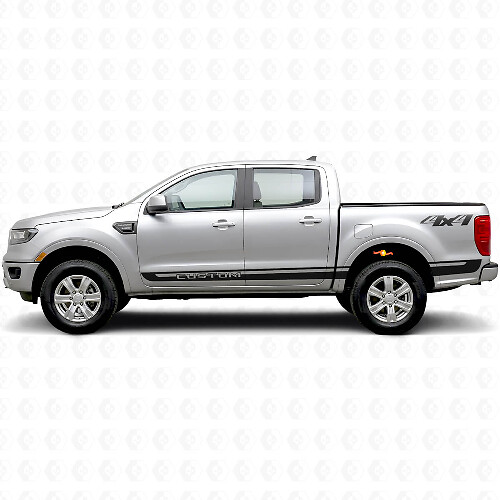 Kit de décalcomanies vinyles bandes latérales 4x4 personnalisées pour Musclecar Ranger
