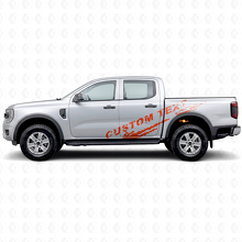 Kit de décalcomanies latérales en vinyle avec lettrage personnalisé Mud Splash pour Musclecar Ranger_4