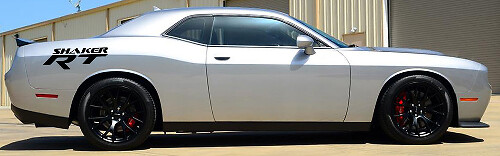 Ensemble de décalcomanies latérales en vinyle Shaker R/T pour Dodge Challenger
