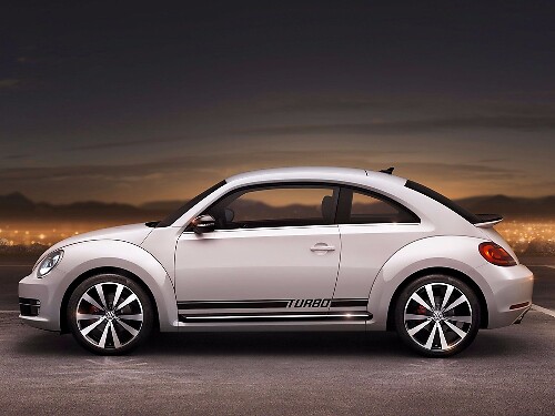 Kit de décalcomanies vinyle bandes latérales style Turbo pour Volkswagen Beetle 2012-2016