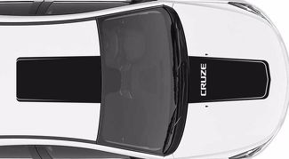 Chevrolet Chevy Cruze - Kit de lettrage Rally Racing Stripe Hood Graphic Cruze