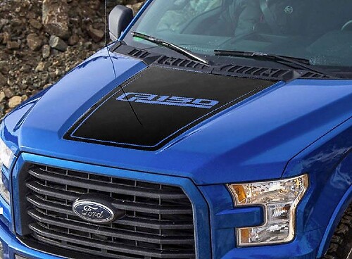 Ford F-150 2015-2016 F150 capot graphique autocollant autocollant bande latérale