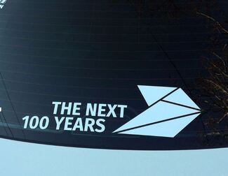 BMW Motorsport M Performance Next 100 Years fenêtre autocollant graphique décalcomanie
