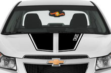 Chevrolet Chevy Cruze - Autocollant de capot Rally Racing Stripe Kit d'autocollants graphiques 2