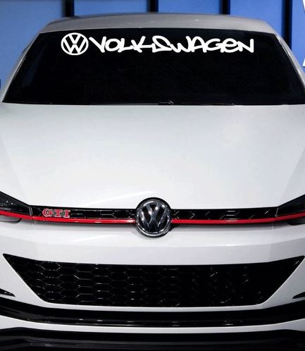 VW Volkswagen pare-brise lettrage autocollant autocollant jetta gti vw buggy beetle
