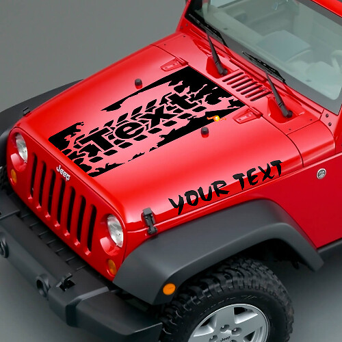 Kit de décalcomanies en vinyle pour bande de roulement de pneu pour Jeep Wrangler