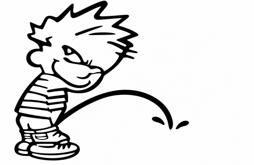 Sticker vinyle universel garçon de dessin animé aux cheveux hérissés – style 2