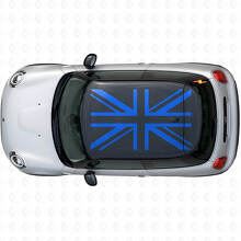 Ensemble d’autocollants vinyle drapeau britannique Union Jack pour toit MINI Cooper S JCW_2