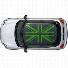 Ensemble d’autocollants vinyle drapeau britannique Union Jack pour toit MINI Cooper S JCW_3