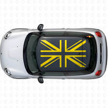 Ensemble d’autocollants vinyle drapeau britannique Union Jack pour toit MINI Cooper S JCW_5