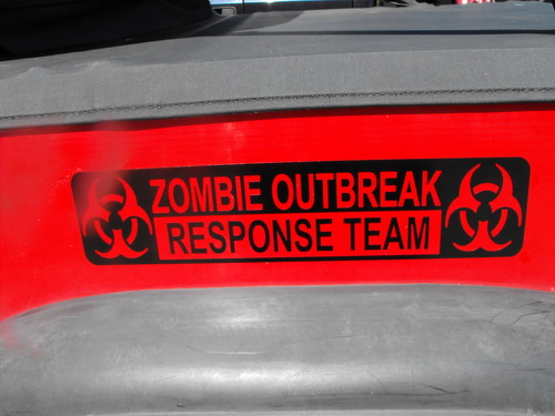Jeep Rubicon Wrangler Zombie Outbreak Response Team Wrangler Décal #10