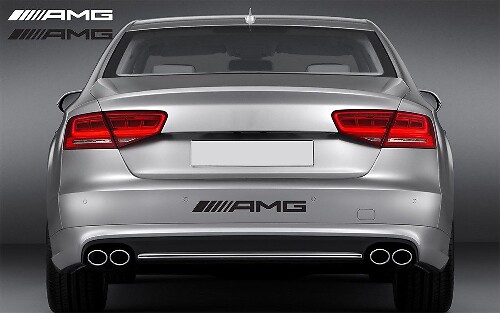 Autocollant vinyle universel logo AMG pour Mercedes-Benz AMG GT