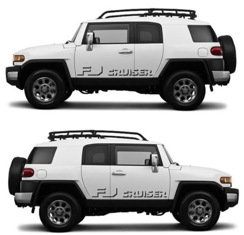 FJ CRUISER Shadow Toyota Autocollant Vinyle Porte Latérale Graphics 3