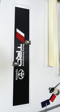 Autocollant en vinyle bande pare-brise logo TRD pour voitures Toyota_2