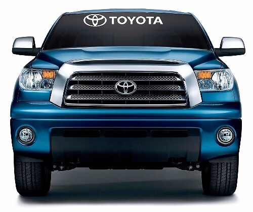 Bannière Pare-brise Logo Toyota Autocollant Vinyle