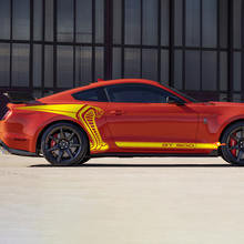Autocollants de bandes graphiques latérales arrière pour Ford Mustang Cobra
 2
