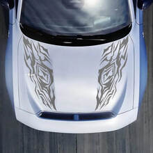 Hood Double Trible Decal Sticker pour Dodge Charger Electric
 2