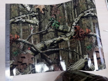 Autocollant Vinyle de Bas de Caisse à Rayures Camouflage pour Dodge Ram 1500_3