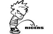 Autocollant Vinyle Drôle Pee sur Ricers