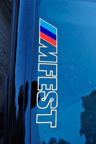 Autocollant en vinyle universel MFest pour BMW M3