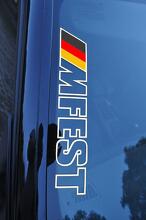 Bimmerfest MFEST bimmer fest Autocollants en vinyle adaptés à e92 e36 e46 F10 F30 M3 M4 Competition BMW
 6