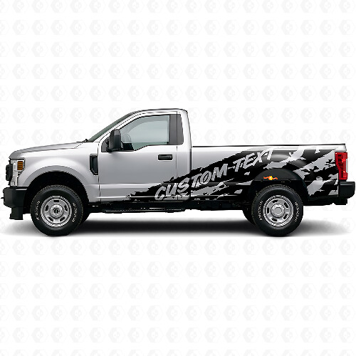 Autocollant vinyle personnalisé Latéral Anti-Boue pour Musclecar F-250 1999-2006