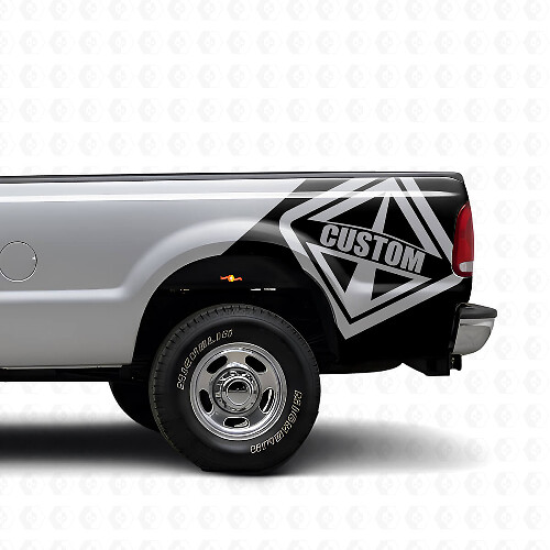 Autocollant vinyle personnalisé pour aile arrière de Musclecar F-250 F-350