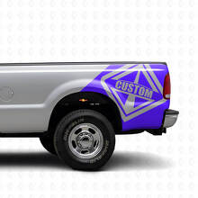 Autocollant vinyle personnalisé pour aile arrière de Musclecar F-250 F-350_2