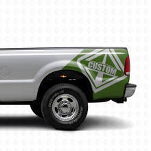 Autocollant vinyle personnalisé pour aile arrière de Musclecar F-250 F-350_3