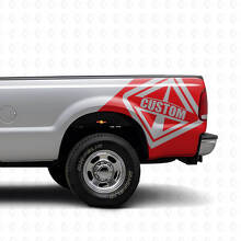 Autocollant vinyle personnalisé pour aile arrière de Musclecar F-250 F-350_4