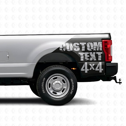 Autocollant en vinyle pour aile arrière latérale 4x4 pour Musclecar F-250/350