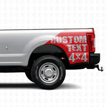 Autocollant en vinyle pour aile arrière latérale 4x4 pour Musclecar F-250/350_3