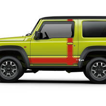 Suzuki JIMNY Portes Latérales Rayures Autocollant Logo Lignes Autocollant
 3