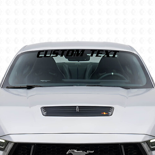 Bannière de pare-brise personnalisée Autocollant vinyle pour Musclecar Musclecarmodel Shelby GT Cobra 4.6