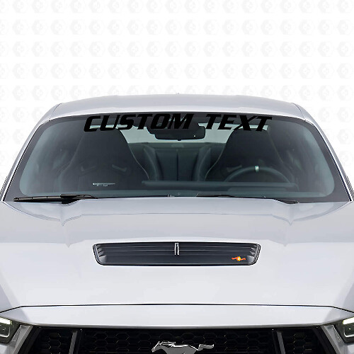 Bannière de pare-brise personnalisée Autocollant vinyle pour Musclecar Musclecarmodel Shelby GT Cobra 4.6