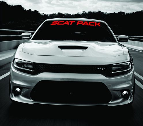 Autocollant de bannière de pare-brise Dodge Charger SCAT PACK 2011-2017 SRT MOPAR 392 Scatpack