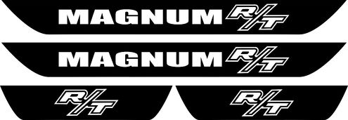 Autocollants de seuil de porte en vinyle Dodge Magnum R-T