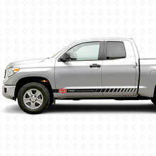 Kit de décalcomanies en vinyle de bandes latérales style TRD pour Toyota Tundra CrewMax 2007-2015_4