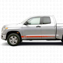 Kit de décalcomanies en vinyle de bandes latérales style TRD pour Toyota Tundra CrewMax 2007-2015_9