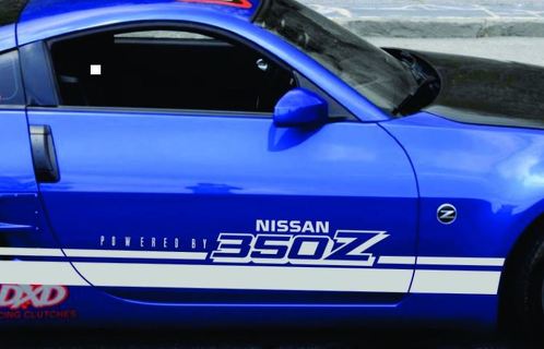 Autocollant Racing Stripes pour NISSAN 350Z Touring Coupé Cabriolet ROCKER PANEL