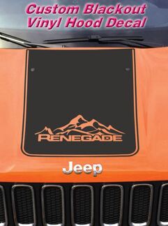 Jeep Renegade 2015 & 2016 Autocollant de capot en vinyle occultant Ren_13