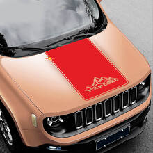 Autocollant en vinyle capot Blackout Mountains pour Jeep Renegade_3