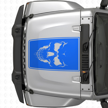 Autocollant Vinyle Noir Effet Masque Crâne Maléfique pour Jeep Wrangler_2