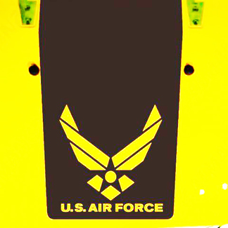 Jeep Wrangler Blackout USAF AIR FORCE Décalque de capot en vinyle TJ LJ JK JKU JKU