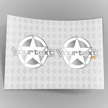 Autocollants en vinyle avec lettres étoiles pour Jeep Renegade_3
