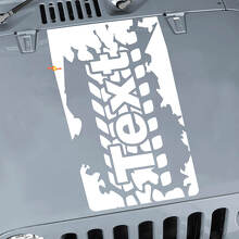 Autocollant en vinyle Motif de Bande de Roulement de Pneus pour Jeep Wrangler JK JKU LJ TJ_2