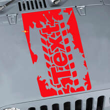 Autocollant en vinyle Motif de Bande de Roulement de Pneus pour Jeep Wrangler JK JKU LJ TJ_3