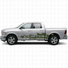 Kit de décalcomanies latérales personnalisées Mud Splash pour Dodge Ram Rebel 2009–2016_3