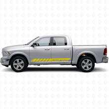 Déco Vinyle Personnalisée à Bandes Latérales Stroboscopiques pour Dodge Ram Rebel 1500 2009–2016_6